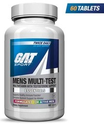 MENS MULTI-TEST 60 TABS ESSENTIALS VITAMINAS+TESTOSTERONA